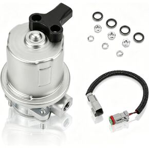 4943048 12V Electric Fuel Lift Pump Kit Compatible with Cummins 6B5.9 ISB5.9 ISB6.7 QSB5.9 QSB6.7 QSC8.3 Replace 5362273 4935730 4932707 3990105 3938367 in Saudi Arabia