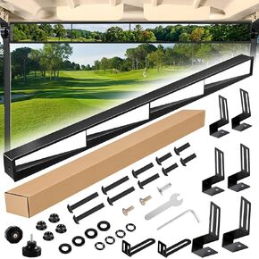 RIZINKART，Universal Golf Cart 4 Panel Mirror for Yamaha EZGO Club Car, Easy to Install,35.8" Length Wide Angle Eliminate Blind Spots Rear View Mirror Vans and Trucks in Saudi Arabia