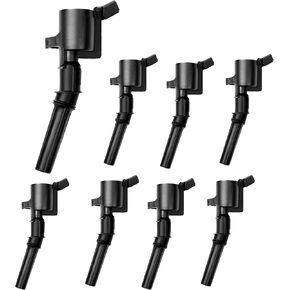 ENA Set of 8 Curved Boot Ignition Coil Pack Compatible with1997-2019 Ford Lincoln Mercury 4.6L 5.4L V8 Replacement for DG508 C1454 C1417 FD503 1L2U12029AA I2LU-12A388-AA C1417 DG473 DG481 DG491 in Saudi Arabia