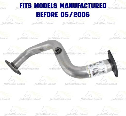 أنبوب العادم الأمامي متوافق مع Scion TC 2005-2006 2.4L | ستانلس ستيل | العادم الشمالي الشرقي | يتضمن الحشيات ومجموعة الترباس | استبدال مباشر مناسب in Kuwait