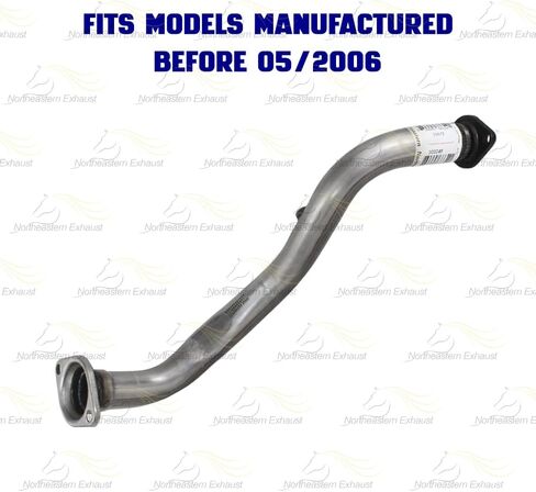 أنبوب العادم الأمامي متوافق مع Scion TC 2005-2006 2.4L | ستانلس ستيل | العادم الشمالي الشرقي | يتضمن الحشيات ومجموعة الترباس | استبدال مباشر مناسب in Kuwait