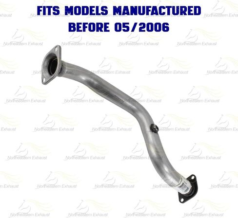 أنبوب العادم الأمامي متوافق مع Scion TC 2005-2006 2.4L | ستانلس ستيل | العادم الشمالي الشرقي | يتضمن الحشيات ومجموعة الترباس | استبدال مباشر مناسب in Kuwait