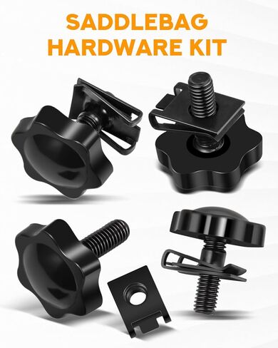 PBYMT Theft Deterrent Saddlebag Locks, Saddle Bag Lock Fit for Harley Davidson Touring Street Glide, Electra Glide, Road King, Road Glide 1988-Later, Black in Kuwait