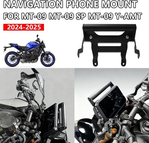 for 2025 MT-09 MT 09 SP mt 09 New Motorcycle Accessory GPS Navigation Mount Handlebar Extender with Phone Holder Support Rod.2024 2025 in Kuwait