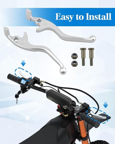 Left and Right Lever Handbrake Fit for Tuttio Soleil01 E-Bike, Dirt Bike Hand Brake Levers in Saudi Arabia