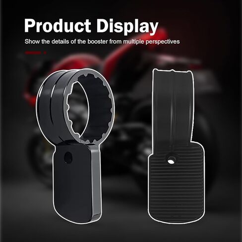 2 PCS Motorcycle Throttle Mounts, Thumb Motorcycle Throttle Assist, Anti-vibration Non-slip Handlebar Grip Cruise Control Assist, Universal Vehicles Effort-saving Device (Black) in Saudi Arabia