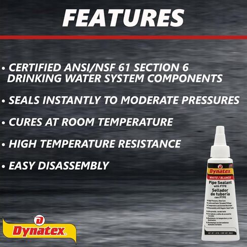 / Accumetric 49486 PIPE SEALANT W/P - Pack of 1 in Saudi Arabia