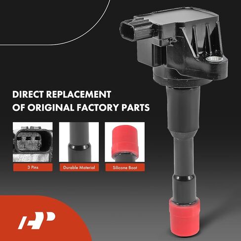 A-Premium Set of 8 Ignition Coil Pack and Iridium Spark Plugs Compatible with Honda Civic 2003 2004 2005 1.3L in Kuwait