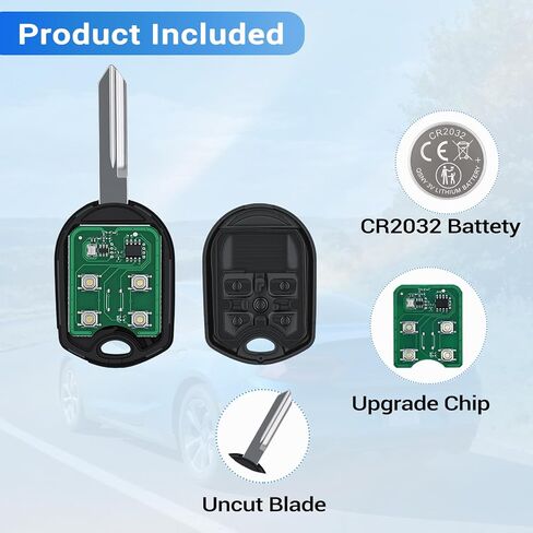 Key Fob Fits for Ford F150 2011-2014/ F250 F350 11-16/ Explorer 13-15/ Expedition 09-17/ Lincoln Navigator 14-17/ MKX 07-15 Keyless Entry Remote Control CWTWB1U793 OUC6000022, 2Pcs in Saudi Arabia