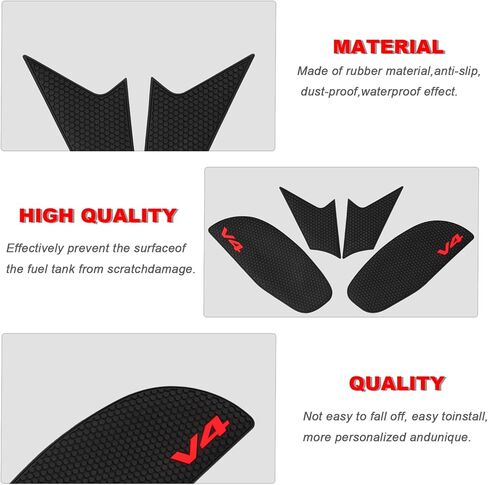 For Ducati Panigale V4 Panigale V4S /SP2 2025 Side Fuel Tank Pad Tank Pads Protector Stickers Decal Gas Knee Grip Traction Pad Tankpad in Saudi Arabia