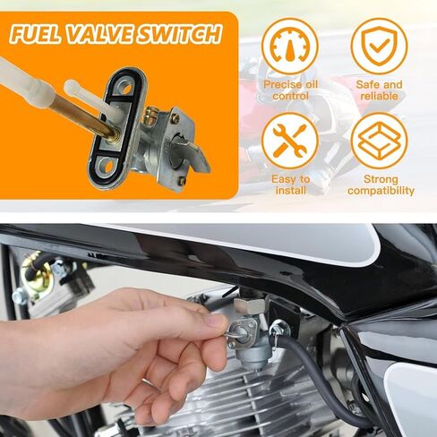 Petcock Fuel Tank Switch Valve for Suzuki DR200 DR250 DR350 DR350S by YTXXDEUS in Saudi Arabia