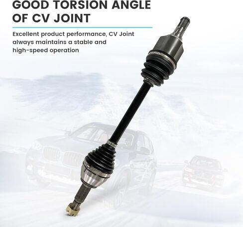 CV Axle Shaft Assembly Front Left Fit for Nissan Altima 2007-2013, Nissan Rogue 2011-2013, Nissan Rogue Select 2014 2015, Nissan Sentra 2007-2012, CV Joint Half-Shaft Front Driver Side 666262 NCV53911 in Saudi Arabia