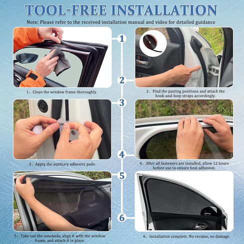 Car Window Shades,2 Pack Car Side Window Sunshade,Breathable & Retractable Car Window Shade for Baby,Universal Fit Most of Cars,Glare Shield,Protect Privacy(Front Windows) in Saudi Arabia