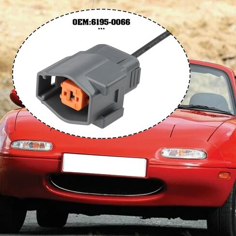 2 قطعة 1Pin مروحة التبديل موصل 6195-0066 متوافق مع مازدا MX5 MK11989-1998 15 سنتيمتر in Kuwait