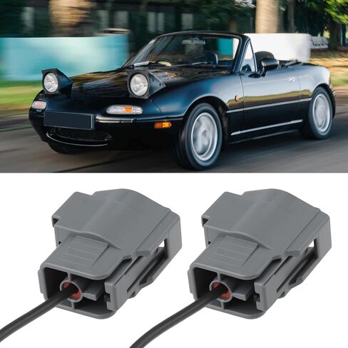 2 قطعة 1Pin مروحة التبديل موصل 6195-0066 متوافق مع مازدا MX5 MK11989-1998 15 سنتيمتر in Kuwait