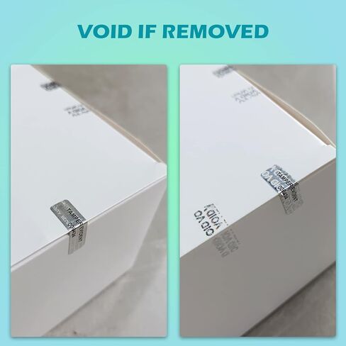 580pcs Hologram Tamper evident Stickers with Unique Serial Number Security Genuine Warranty Seal Labels Tamper Proof Stickers(Silver,1 inch x 0.3 inch,GQYH) in Saudi Arabia