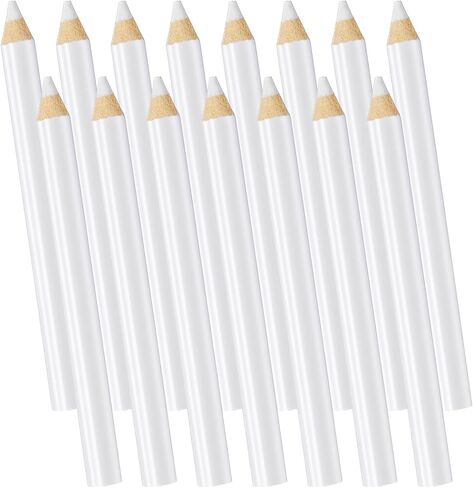 15 PCS Fabric Marking Pencils for Sewing, Washable Sewings Pencil with Tip Caps, White Fabric Pens for Sewing for Quilting, Sewings, Dressmaking Supplies in Kuwait