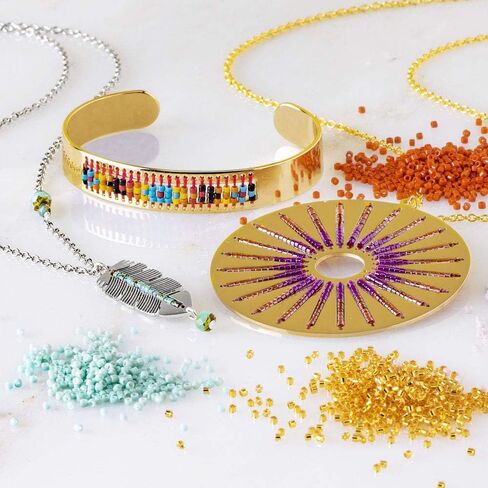 Miyuki Delica Seed Beads Bundle: Size 11/0, Berry Patch Palette Collection DB281, DB908, DB1341 in Kuwait