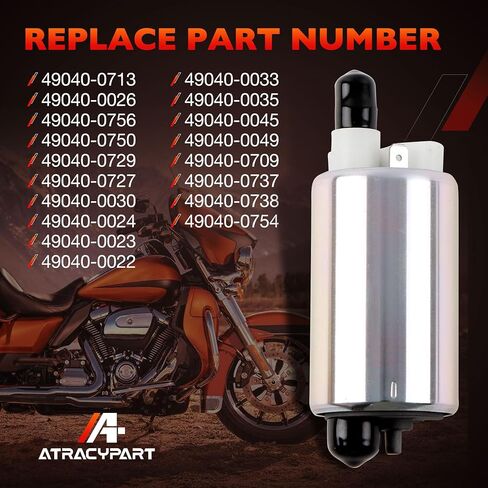 Electric Fuel Pump for Kawasaki Ninja 300 (2013-2017), Ninja 650 (2012-2018), Ninja 1000 (2011-2018), ZX-6R (2007-2018), ZX-10R (2008-2018), ZX-14R (2008-2018), Replace 49040-0713 49040-0026 in Kuwait