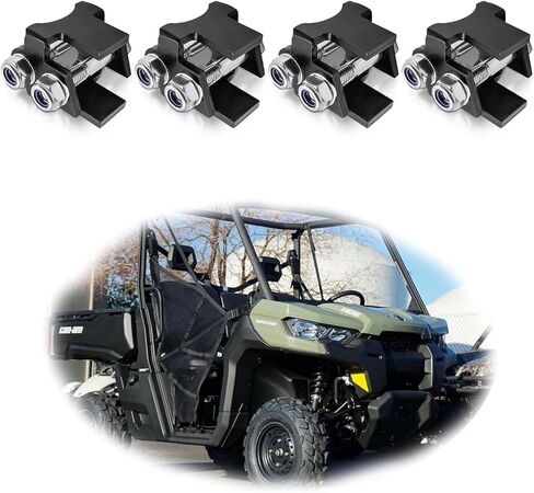 2 "UTV Defender Max Lift Kits قوس أمامي وخلفي كامل الرفع لـ 2016-2020 Can-Am Defender 500 800 1000 HD5/ HD8/ HD10/ XMR مجموعة من 4 in Kuwait