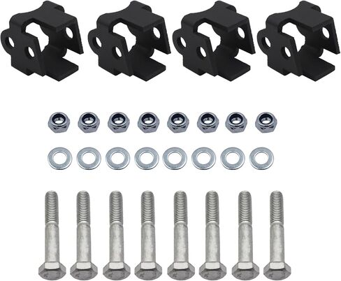 2 "UTV Defender Max Lift Kits قوس أمامي وخلفي كامل الرفع لـ 2016-2020 Can-Am Defender 500 800 1000 HD5/ HD8/ HD10/ XMR مجموعة من 4 in Kuwait