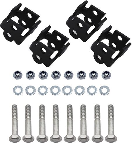 2 "UTV Defender Max Lift Kits قوس أمامي وخلفي كامل الرفع لـ 2016-2020 Can-Am Defender 500 800 1000 HD5/ HD8/ HD10/ XMR مجموعة من 4 in Kuwait