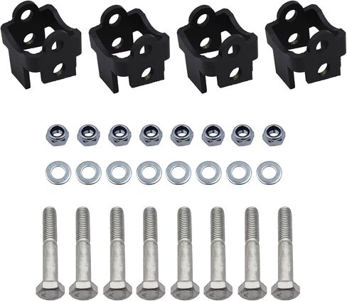 2 "UTV Defender Max Lift Kits قوس أمامي وخلفي كامل الرفع لـ 2016-2020 Can-Am Defender 500 800 1000 HD5/ HD8/ HD10/ XMR مجموعة من 4 in Kuwait