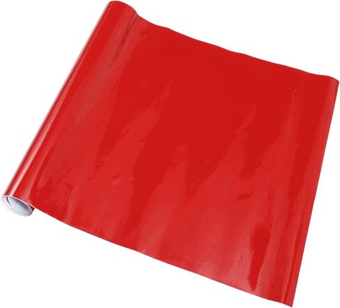 1 Pc Universal Car Wrap Film Car Vinyl Wrap Cover Protective PVC Bright Red 1 ft x 59.84 Inch in Kuwait