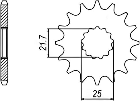 520 O-ring Motorcycle Chain and Sprocket Kit compatible with Yamaha YZFR3 / MT-03 2016-2024 in Saudi Arabia
