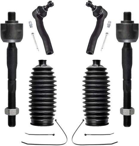 14pcs Suspension Kit for Ford Fusion 2010 2011 2012 2.5L 3.0L Lincoln MKZ Mercury Milan, 6 Front Upper and Lower Control Arms Sway Bar Links Inner and Outer Tie Rod Ends with Boots in Kuwait