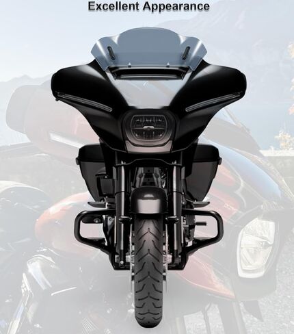 8" Wave Windshield Windscreen Compatible with Harley Davidson CVO Street Glide FLHXSE 2023-later, Street Glide FLHX 2024-later, FLXHU 2025-later (Tint) in Saudi Arabia