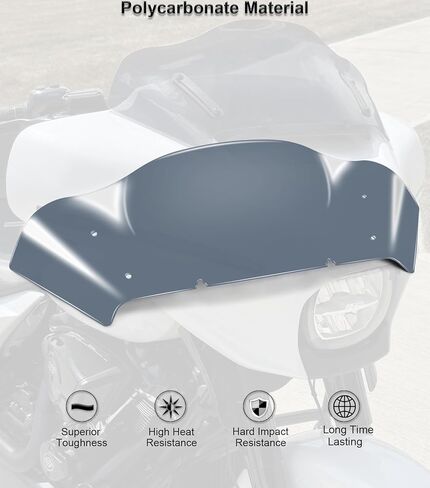 8" Wave Windshield Windscreen Compatible with Harley Davidson CVO Street Glide FLHXSE 2023-later, Street Glide FLHX 2024-later, FLXHU 2025-later (Tint) in Saudi Arabia