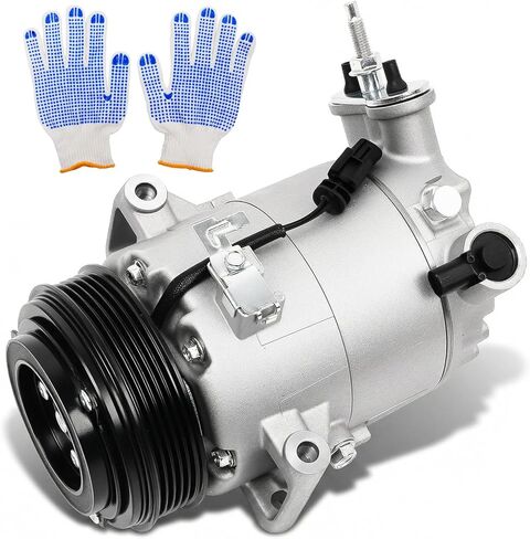 AC Compressor w/Clutch for 2015-2021 Chevy Colorado 2.5L, 2018-2021 Equinox 1.5L, 2018-2021 Terrain 1.5L, for 2015-2021 Canyon 2.5L, Air Condition Compressor for 178324 in Kuwait