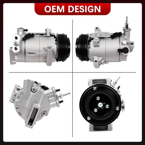 AC Compressor w/Clutch for 2015-2021 Chevy Colorado 2.5L, 2018-2021 Equinox 1.5L, 2018-2021 Terrain 1.5L, for 2015-2021 Canyon 2.5L, Air Condition Compressor for 178324 in Kuwait