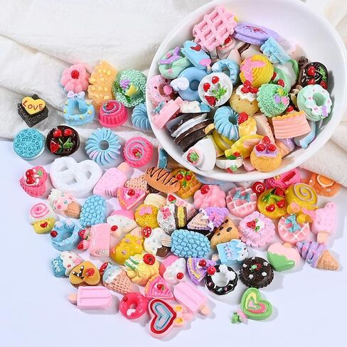 5 Pcs 50g Fake Whipped Cream Glue Toys Decoden Cream,Charm Craft Resin Decoration for Phone Case Making Craft DIY, Hair Accessories, Decoration in Saudi Arabia