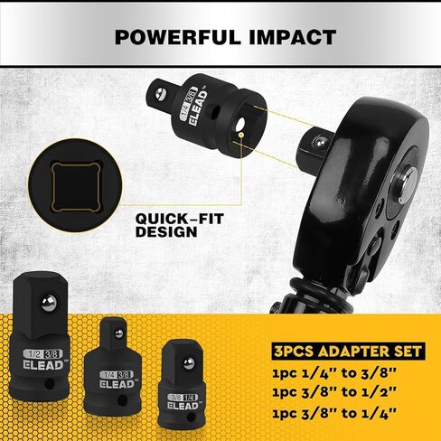 مجموعة مقابس E-Torx المقلوبة مكونة من 17 قطعة - مقابس أنثى Cr-V ممتازة من الفولاذ E4 - E24 نجمة لمفتاح الربط 1/2 3/8 1/4 مجموعة عزم الدوران الدقيقة مع حقيبة تخزين in Kuwait
