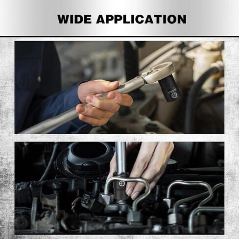 مجموعة مقابس E-Torx المقلوبة مكونة من 17 قطعة - مقابس أنثى Cr-V ممتازة من الفولاذ E4 - E24 نجمة لمفتاح الربط 1/2 3/8 1/4 مجموعة عزم الدوران الدقيقة مع حقيبة تخزين in Kuwait