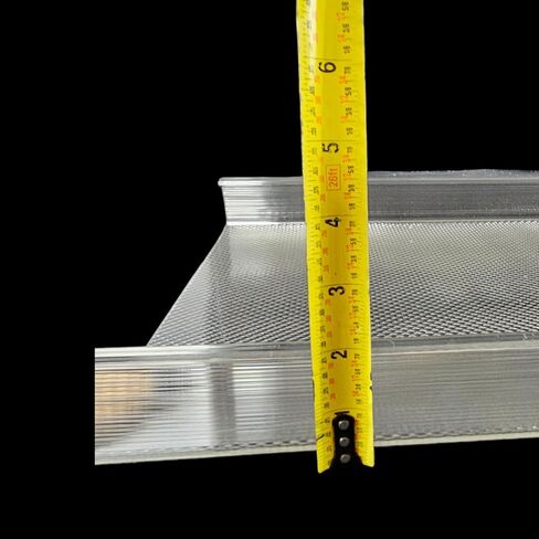 FP FLUOROLITEPLASTICS، نحن نقدم لك الغطاء البديل الملتف حول الضوء | أكريليك منشوري شفاف | مصممة لتركيبتين أو 4 مصابيح ملتفة (F-4077، 47-15/16 بوصة (طول) × 14.0 بوصة (عرض) × 2 بوصة (ارتفاع)) in Kuwait