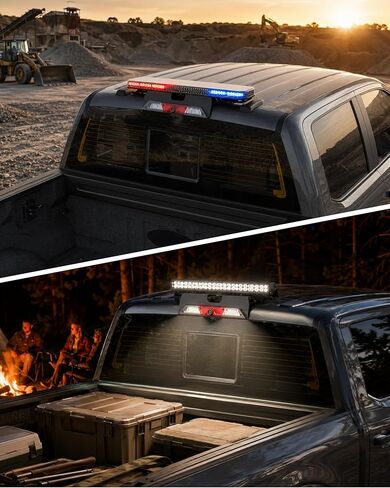 Trumgeta حامل ضوء الفرامل الثالث مناسب لـ 2015-2026 Ford F-150، حامل كابينة مغناطيسي خالٍ من الحفر ومثبت بمسمار، مقاوم للماء ومحكم الغلق، مضاد للاهتزاز لأضواء العمل، والأضواء القوية، والهوائيات in Kuwait