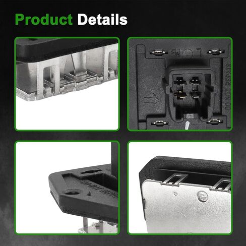 4P1655 AC Heater Blower Motor Resistor HVAC Compatible with 2011-2015 Scion tC xB 2009-2016 Toyota Corolla 2009-2013 Matrix 2006-2015 RAV4 Replace# 973580 RU718 RU323 RU745 in Kuwait
