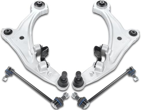 4pcs Front Control Arm Ball Joint Sway Bar Kits Compatible with NISSAN MURANO II (Z51) 2009 2010 2011 2012 2013 2014 545001AT0A in Kuwait