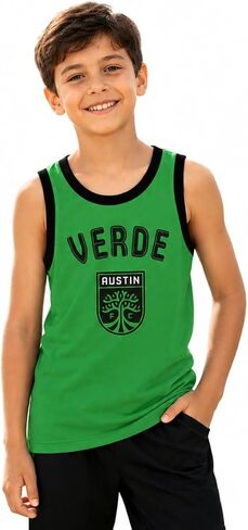 Outerstuff Austin FC Youth Size Striker Team Logo Tank Top Shirt in Saudi Arabia