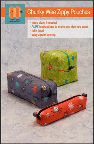 Hunter's Design Studio PouchsPtrn Chunky Wee Zippy Pouches Ptrn in Saudi Arabia