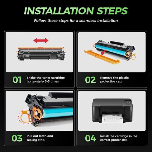 141A Black Toner Cartridge 2-Pack with chip Compatible Replacement for HP 141A 141X W1410A W1410X Toner Works with HP LaserJet MFP M139w M140w M110w M139 M140 M110 Laser Printer M139we M140we M110we in Saudi Arabia
