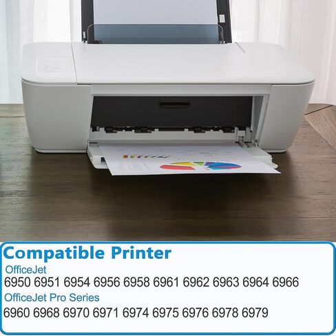 902XL Ink Cartridges Replacement for HP 902 XL Ink Cartridges Combo Pack Work for 6962 6968 6963 6964 6978 6956 6961 6970 6960 6954 6951 6958 6950 6975 Printers with V22.5.1 Chips 4-Pack C / M / Y / K in Saudi Arabia