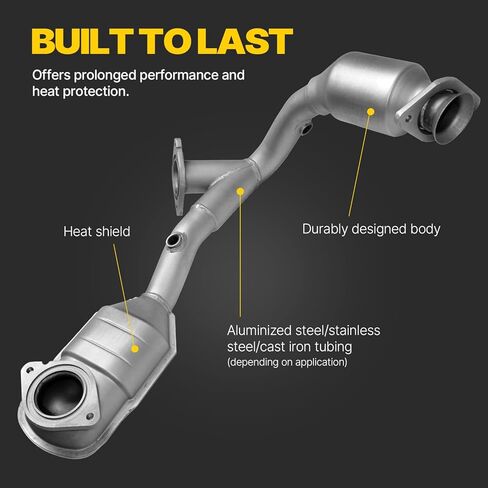 For TUNDRA 00-02 CATALYTIC CONVERTER, LH, 8 Cyl, 4.7L, with Federal Emissions in Kuwait