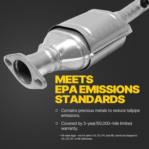 For TUNDRA 00-02 CATALYTIC CONVERTER, LH, 8 Cyl, 4.7L, with Federal Emissions in Kuwait
