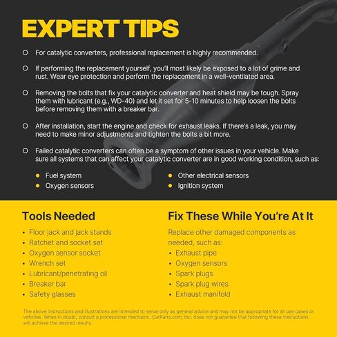 For TUNDRA 00-02 CATALYTIC CONVERTER, LH, 8 Cyl, 4.7L, with Federal Emissions in Kuwait
