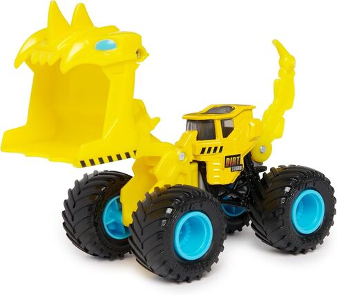 Monster Jam, Official Scoopz Dirt Squad Dump Truck Monster Truck with Moving Parts, 1:64 Scale Die-Cast Vehicle Toys for Boys 3+ in Kuwait