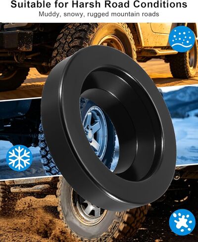 3/4 Inch Coil Spring Spacers Fit for Jeep Wrangler TJ 1997-2006, Front and Rear Coil Spring Boosters Spacers, 0.75 Spring Spacer 3/4-1, 2PCS in Saudi Arabia